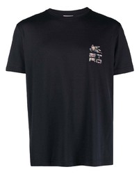 Etro Paisley Pegaso Print T Shirt