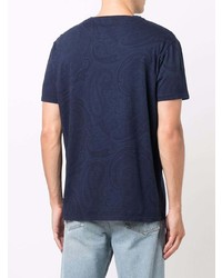 Etro Paisley Print Cotton T Shirt