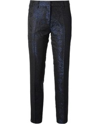 Tres Chic Sartorial Paisley Pattern Trousers
