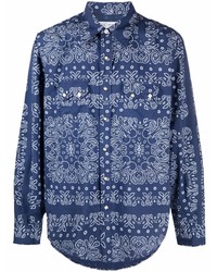 Re-Worked Paisley Button Down Shirt