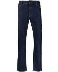 Etro Paisley Embroidered Slim Cut Jeans