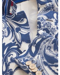 Etro Tailored Paisley Pattern Blazer