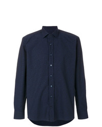 Etro Embroidered Micro Paisley Shirt
