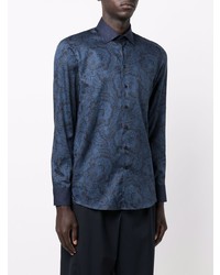 Etro Long Sleeved Paisley Print Shirt