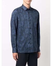 Etro Paisley Print Cotton Shirt