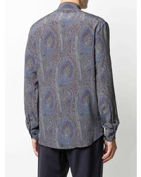 Etro Paisley Print Silk Shirt