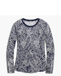 New Balance For Jcrew In Transit Long Sleeve T Shirt In Paisley