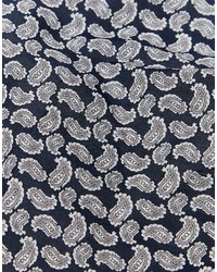 Selected Homme Paisley Pocket Square