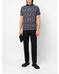 Etro Paisley Print Polo Shirt