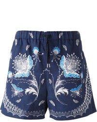 Alexander McQueen Floral And Paisley Print Shorts