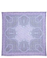 Etro Floral Paisley Bombay Silk Blend Scarf