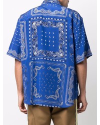 Etro Bandana Print Silk Shirt