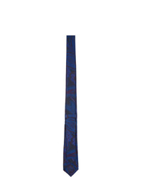 Etro Navy Paisley Tie