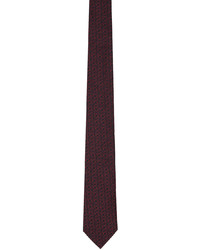Zegna Navy Red Paisley Tie