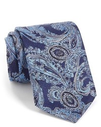 Ermenegildo Zegna Paisley Woven Silk Tie