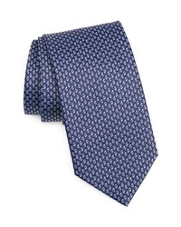 Brioni Standard Silk Tie In Bluewhite At Nordstrom