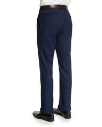 Benson Standard Fit Lightweight Trousers Navy