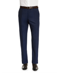 Benson Standard Fit Lightweight Trousers Navy