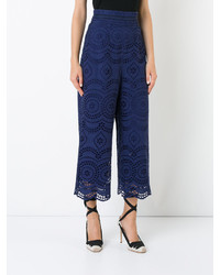 Zimmermann Broderie Anglaise Cropped Trousers