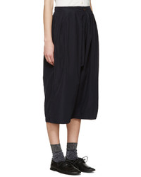 Comme des Garcons Comme Des Garons Comme Des Garons Navy Cropped Sarouel Trousers
