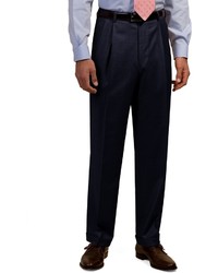 Brooks Brothers Country Club Pleat Front Luxury Gabardine Trousers