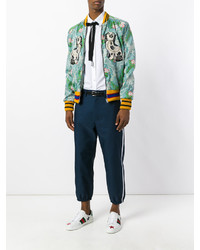 Gucci Cropped Side Stripe Trousers