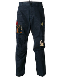 DSQUARED2 Distressed Hiking Trousers