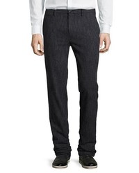 Burberry Donegal Soft Tailoring Pants Charcoal Blue