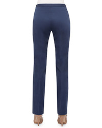 Akris Punto Francesca Slim Leg Pants Indigo