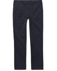 Officine Generale Gart Dyed Cotton Twill Trousers