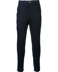 Issey Miyake Stretch Textured Skinny Trousers