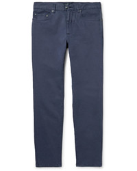 Hackett London Slim Fit Brushed Stretch Cotton Twill Trousers