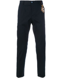 Dolce & Gabbana Medal Appliqu Skinny Trousers