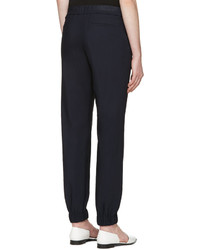 Kenzo Navy Belted Trousers