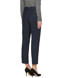3.1 Phillip Lim Navy Carrot Trousers
