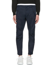 DSQUARED2 Navy Twill Cargo Trousers