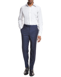 Tom Ford Oconnor Base Solid Trousers Bright Blue