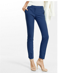 Express Petite Mid Rise Columnist Ankle Pant