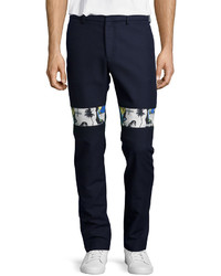 Opening Ceremony Slim Fit Contrast Band Pants Eclipse Blue
