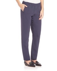 Max Mara Solid Cropped Trousers