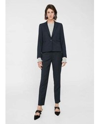 Mango Straight Suit Trousers