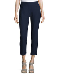 Eileen Fisher Stretch Crepe Ankle Pants Petite