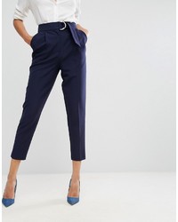 Asos Tailored Peg Pants With D Ring Detail