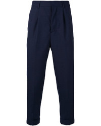 AMI Alexandre Mattiussi Tapered Cropped Trousers