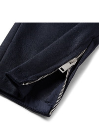 Alexander McQueen Tapered Zipped Cuff Tech Drill Trousers