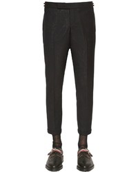 Thom Browne Skinny Wool Gauze Pants