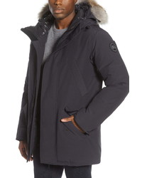 Canada Goose Black Label Edgewood 625 Fill Power Down Parka With Genuine Coyote
