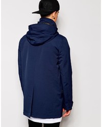 Asos Brand Lightweight Parka With Removable Hood