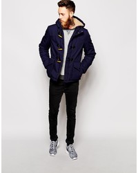 Asos Brand Parka Jacket With Duffle Fastenings