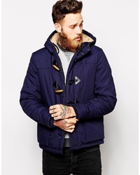 Asos Brand Parka Jacket With Duffle Fastenings